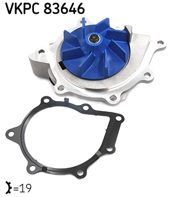 SKF VKPC83646 Vízszivattyú, vízpumpa